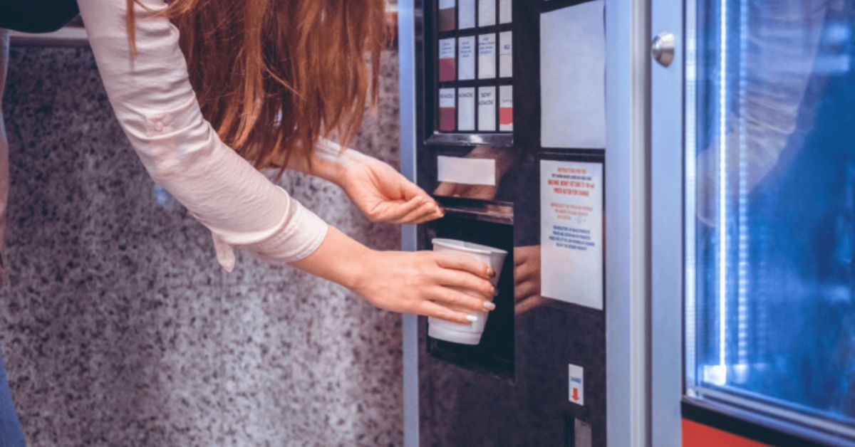 A COFFEE VENDING MACHINE FOR OFFICE