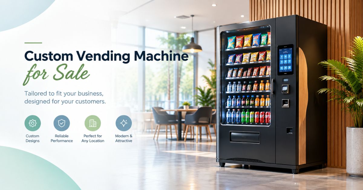 Custom Vending Machine for Sale: How to Choose the Right One for Your Business